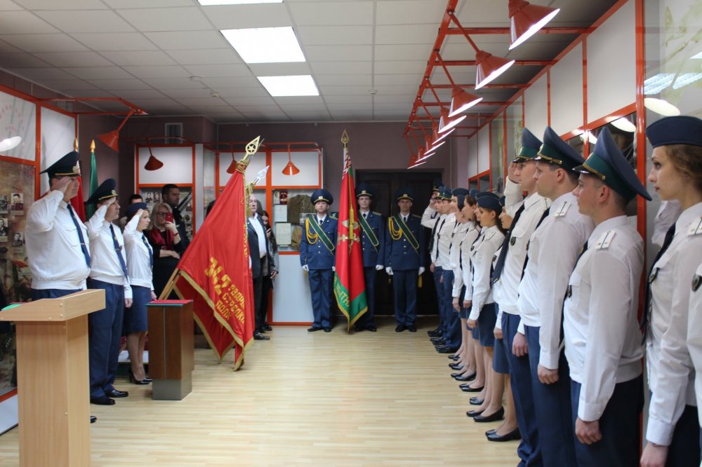 Присяга сотрудников таможни. Гомельский областной музей военной славы. г. Гомель, 2019 г.